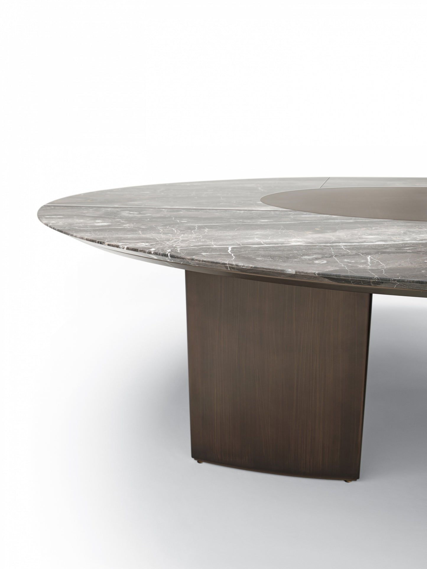 ALA | Dining table with lazy Susan by MisuraEmme | $30,294.00