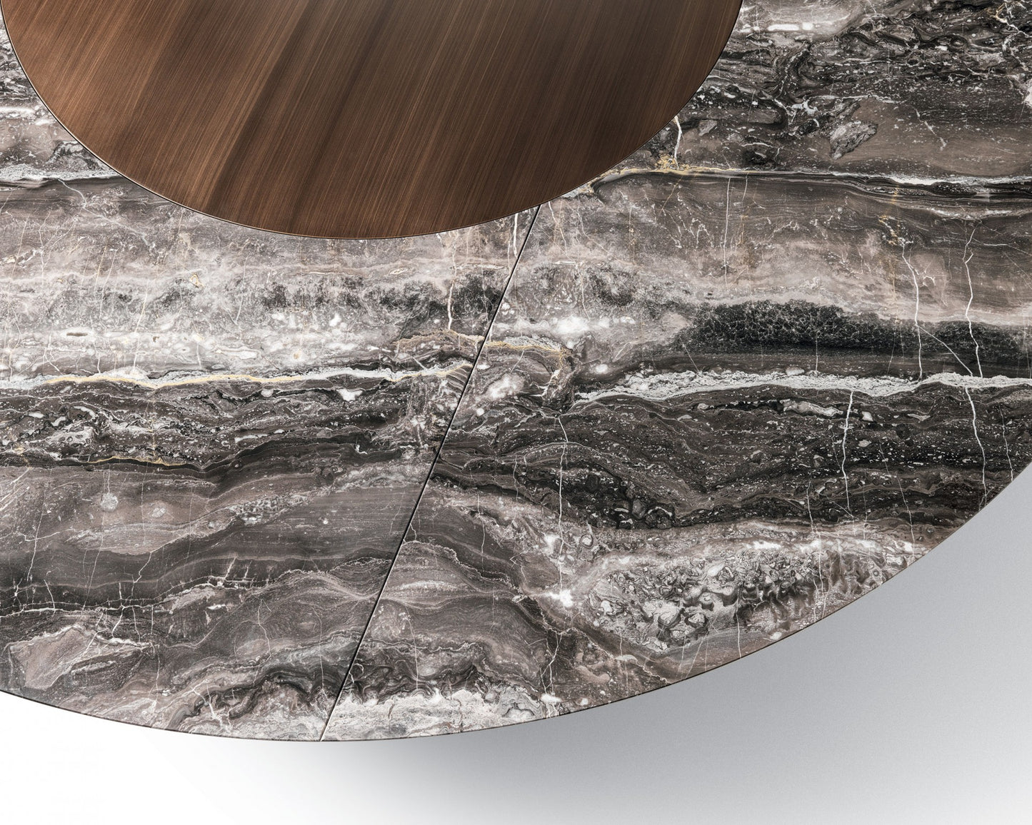 ALA | Dining table with lazy Susan by MisuraEmme | $30,294.00