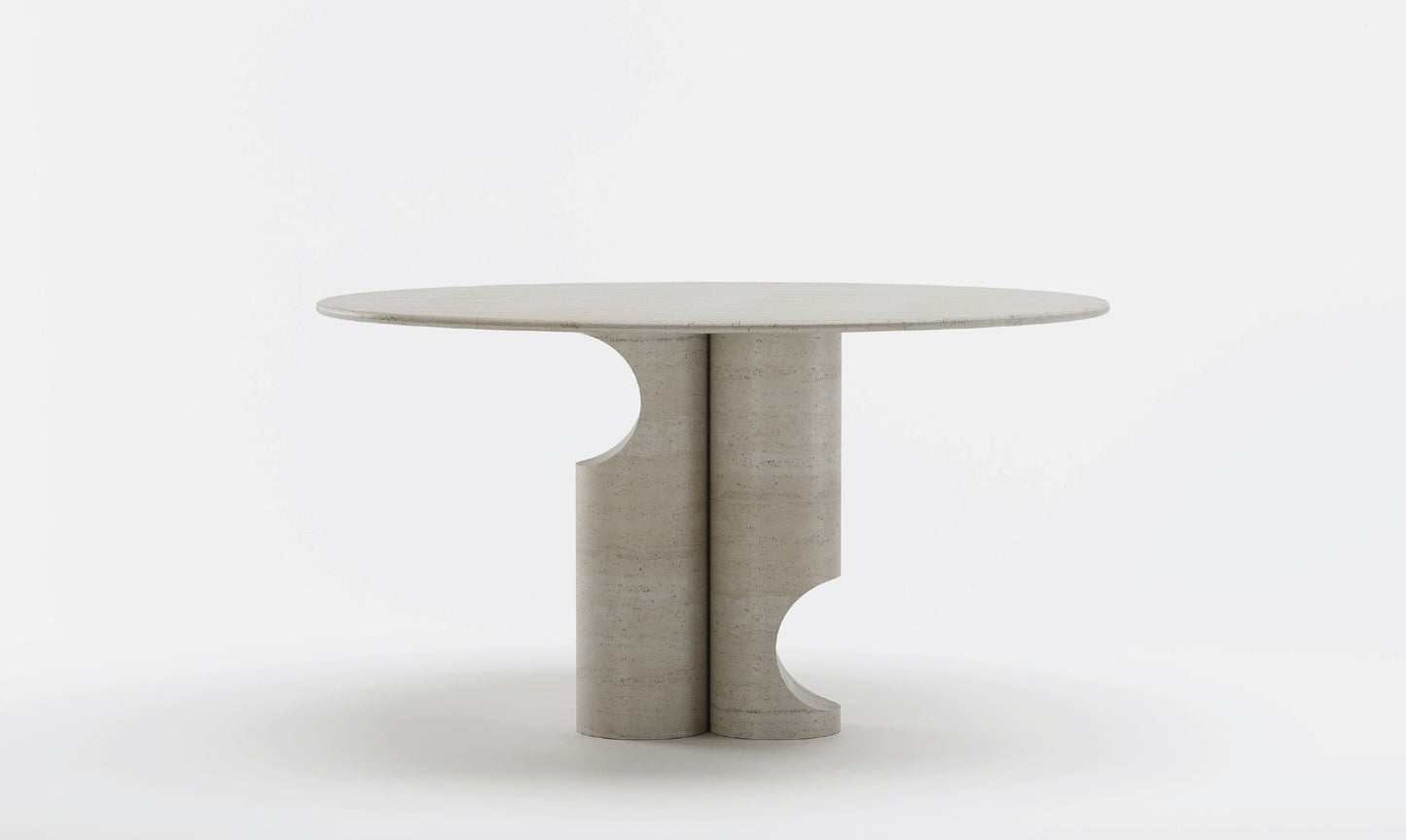 DUO FLUCTO I Dining table by Emanuele Santalena