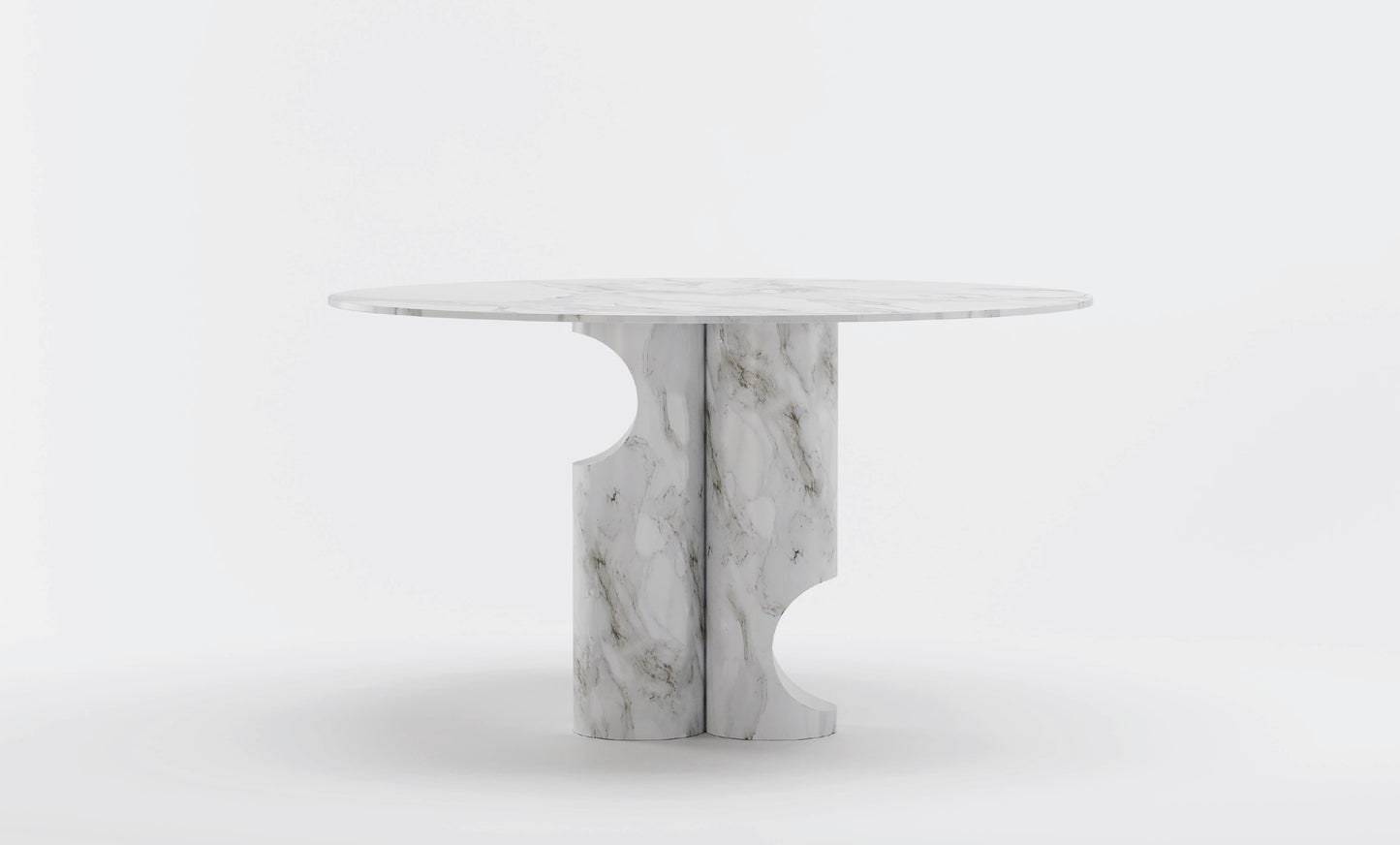 DUO FLUCTO I Dining table by Emanuele Santalena