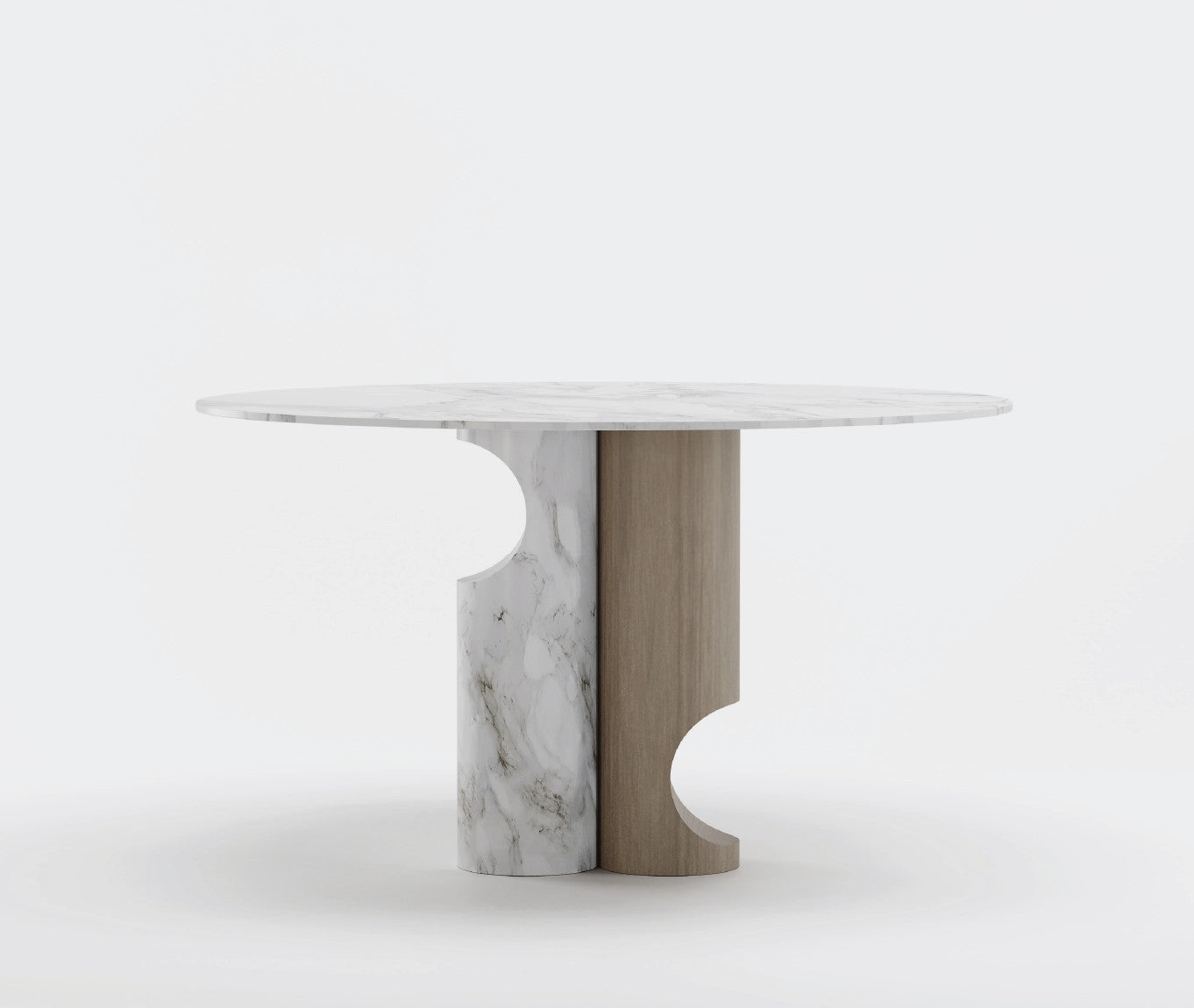 DUO FLUCTO I Dining table by Emanuele Santalena