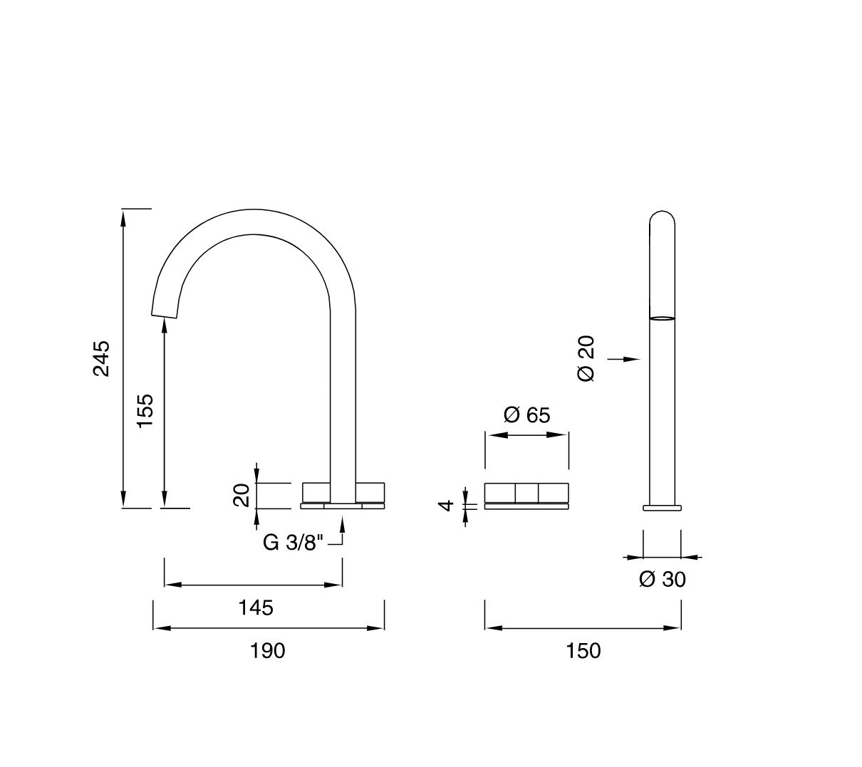 GIO21 I Faucet by CEA Design - $1,248.00 - $2,246.00