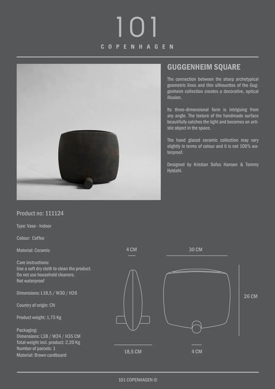 GUGGENHEIM VASE, SQUARE I $145