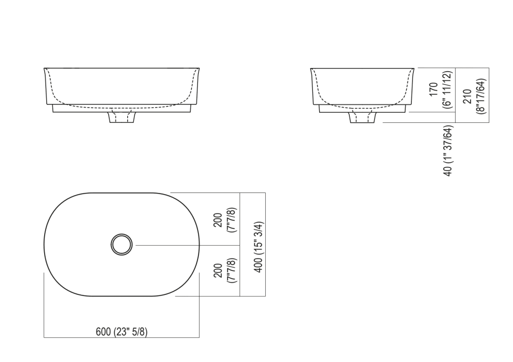 AGAPE | IMMERSION WASHBASIN | $1,702.00 - $2,044.00