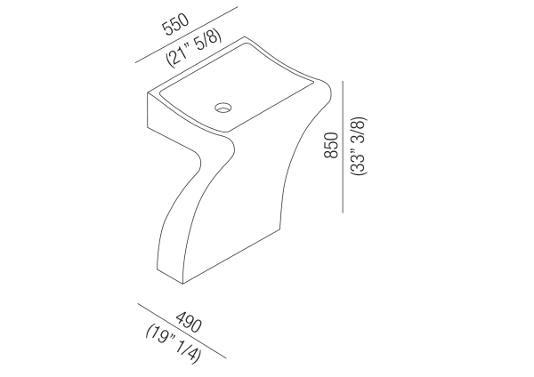 LITO 1 WASHBASIN AGAPE - $18,890.00