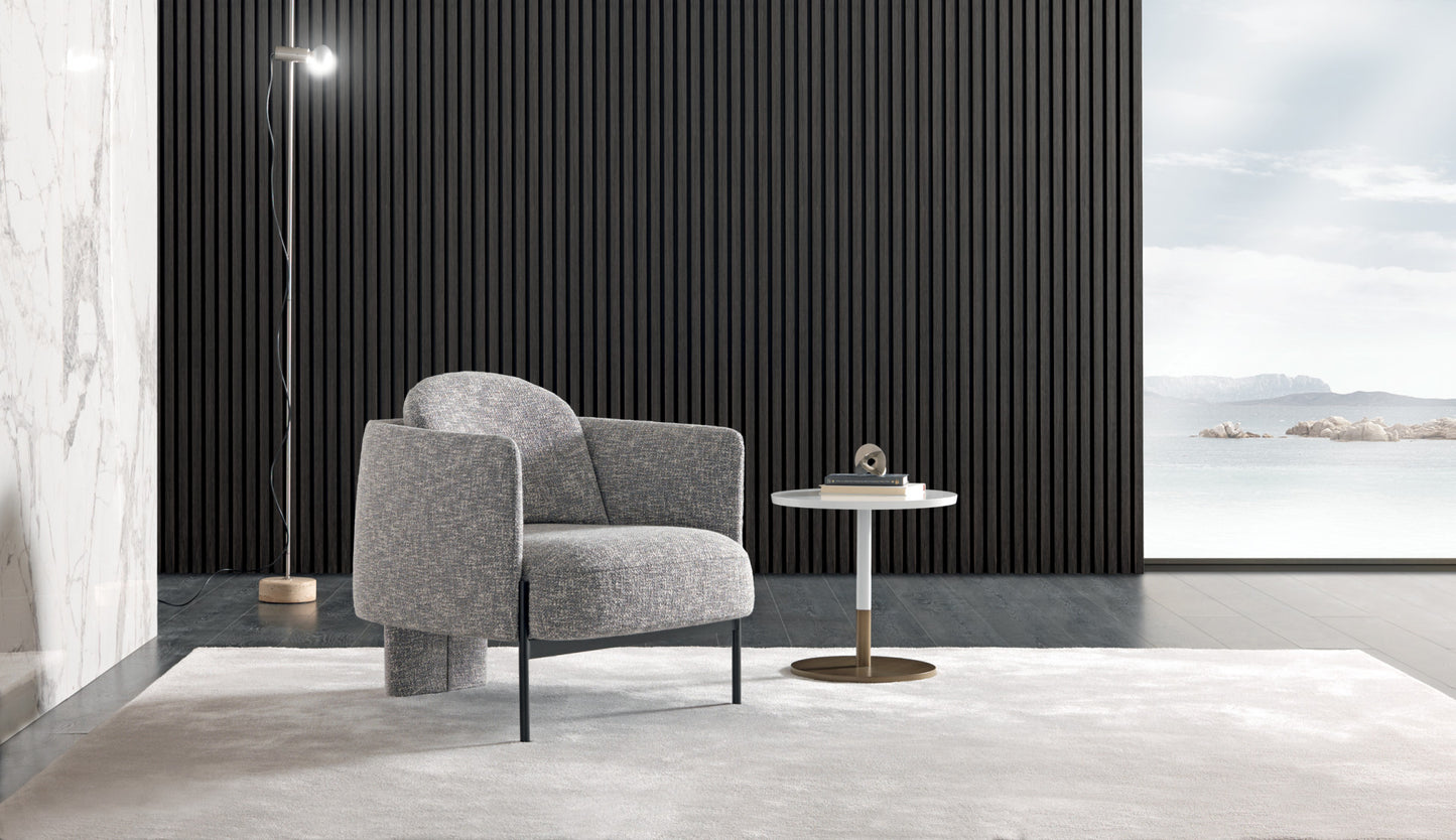 VIRGIN | Easy chair with armrests by MisuraEmme | $8,758.00