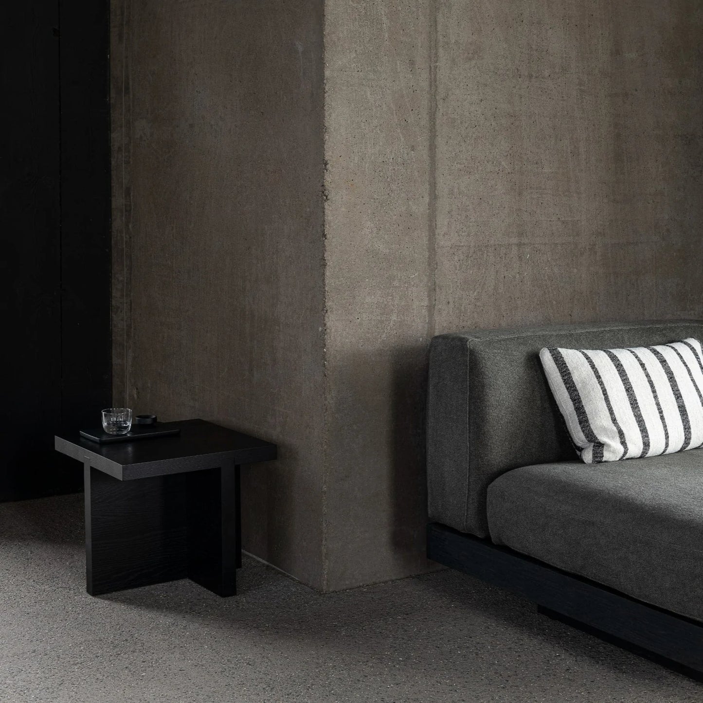 RUDOLF LOUNGE CHAIR | BLACK & SMOKE - $5,850.00