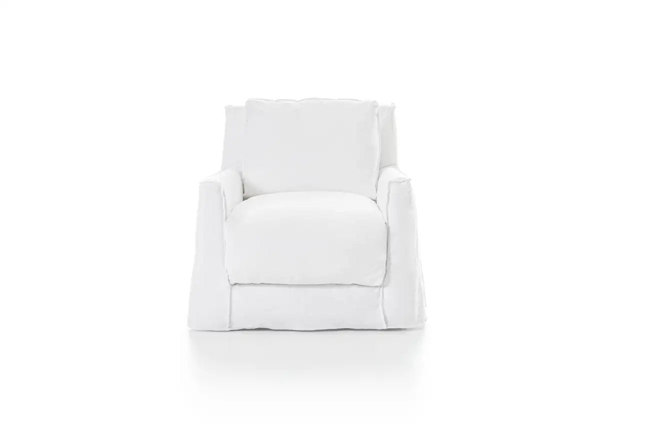 Gervasoni Loll 05 Armchair in Panama Upholstery by Paola Navone - $2,995.00