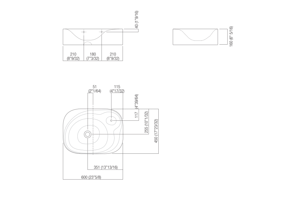 NIVIS WASHBASIN AGAPE - $2,460.00