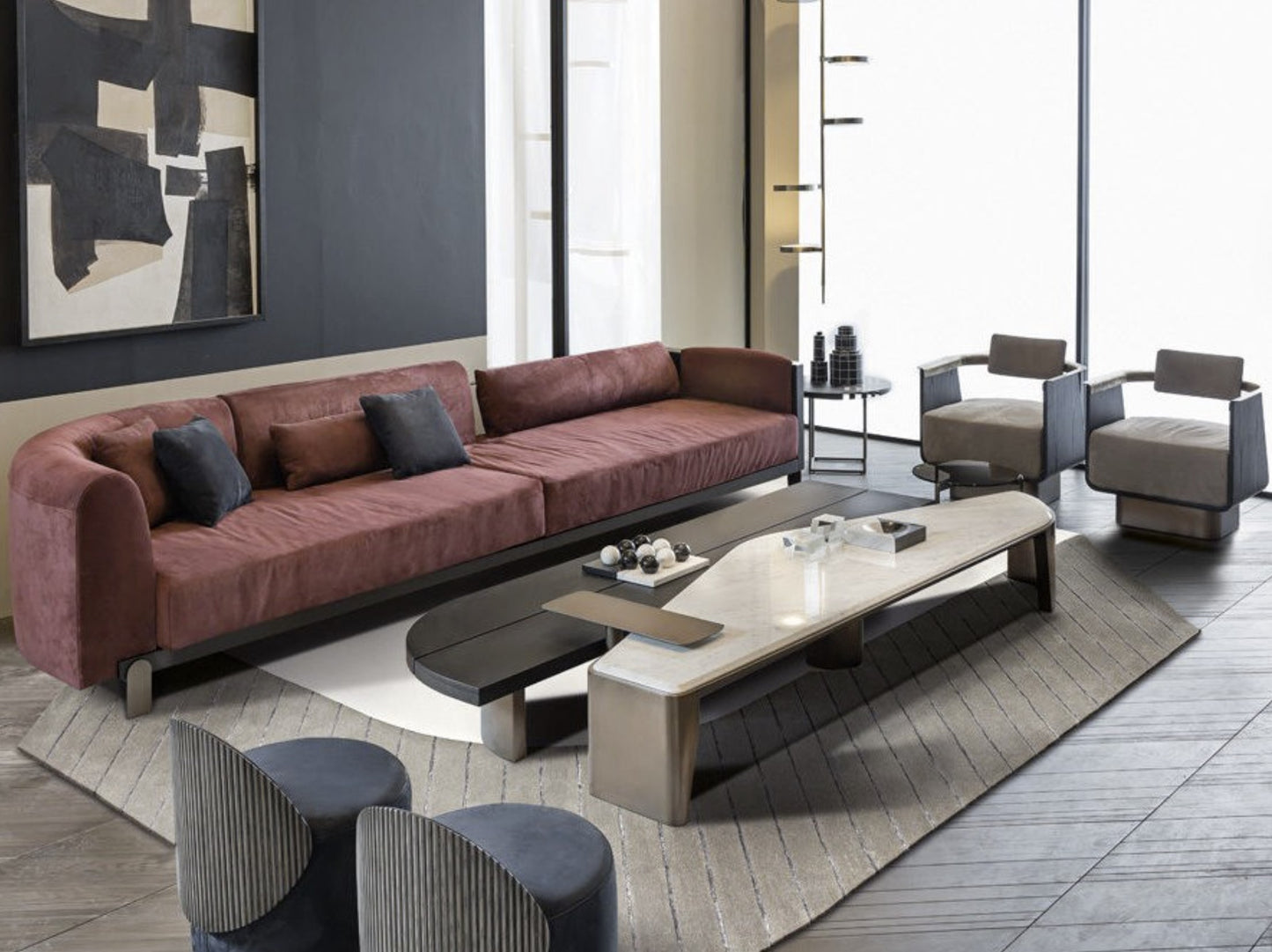 OMBRE I Silk Rug by Shake
