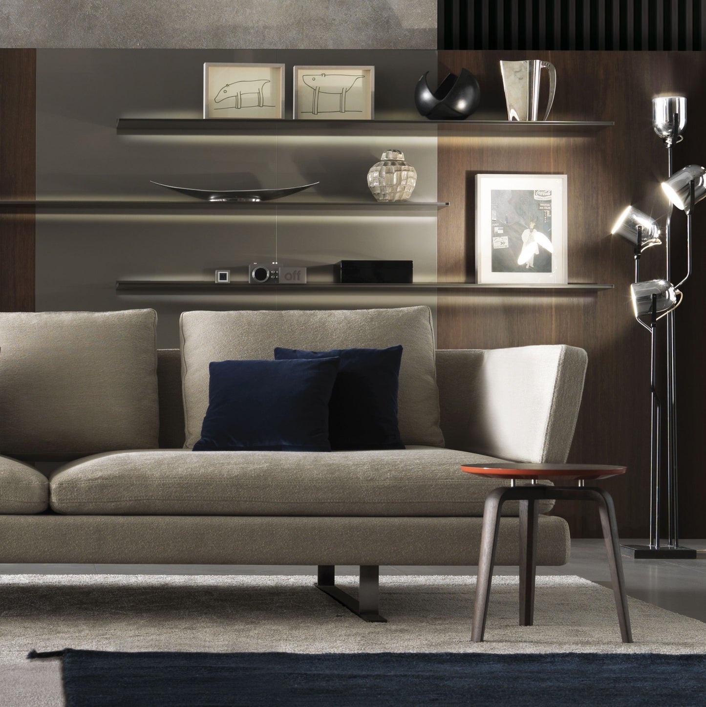 GRAMERCY | Round side table by MisuraEmme | $2,619.89