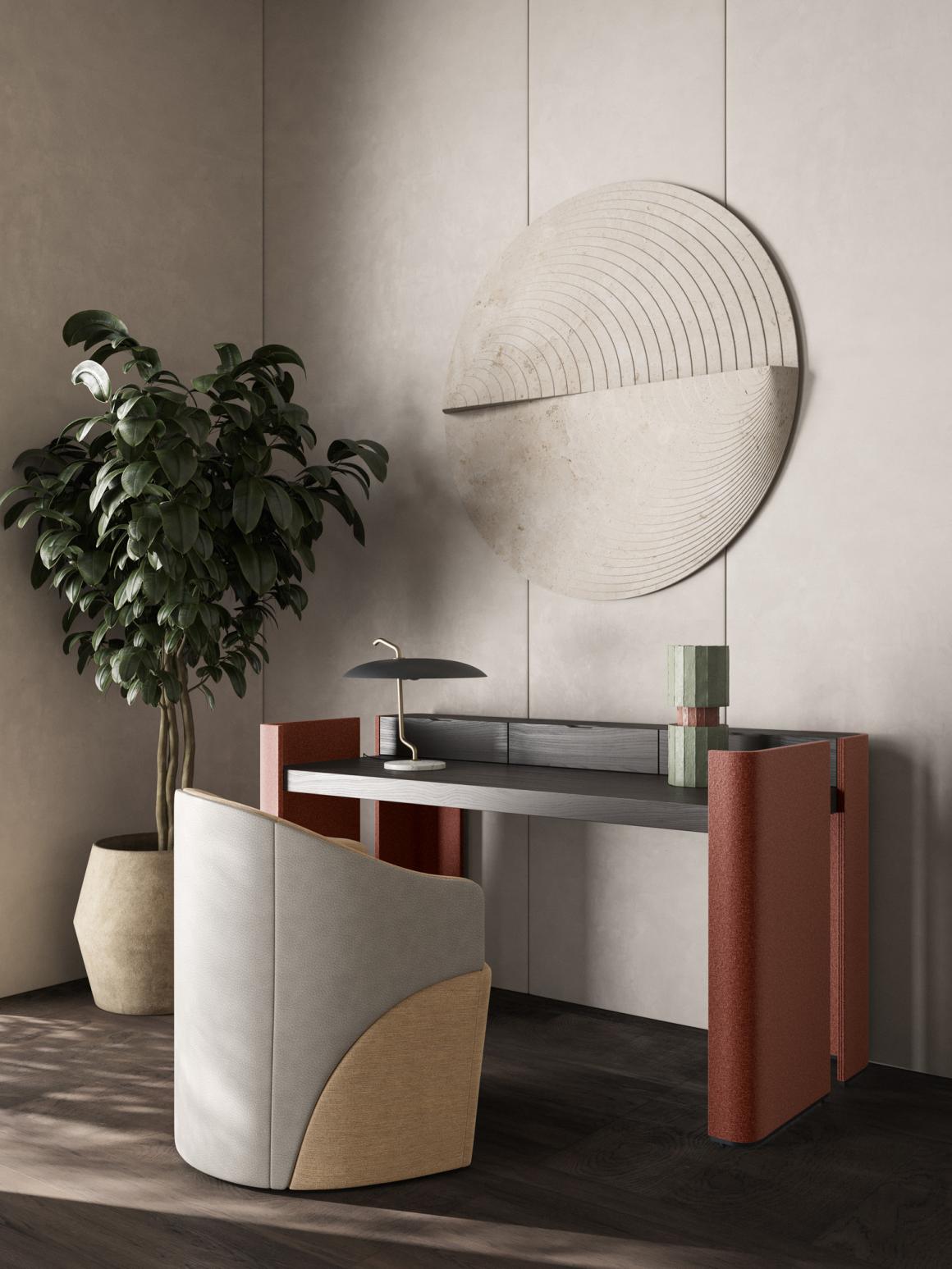 SINUA I Desk by Rubelli