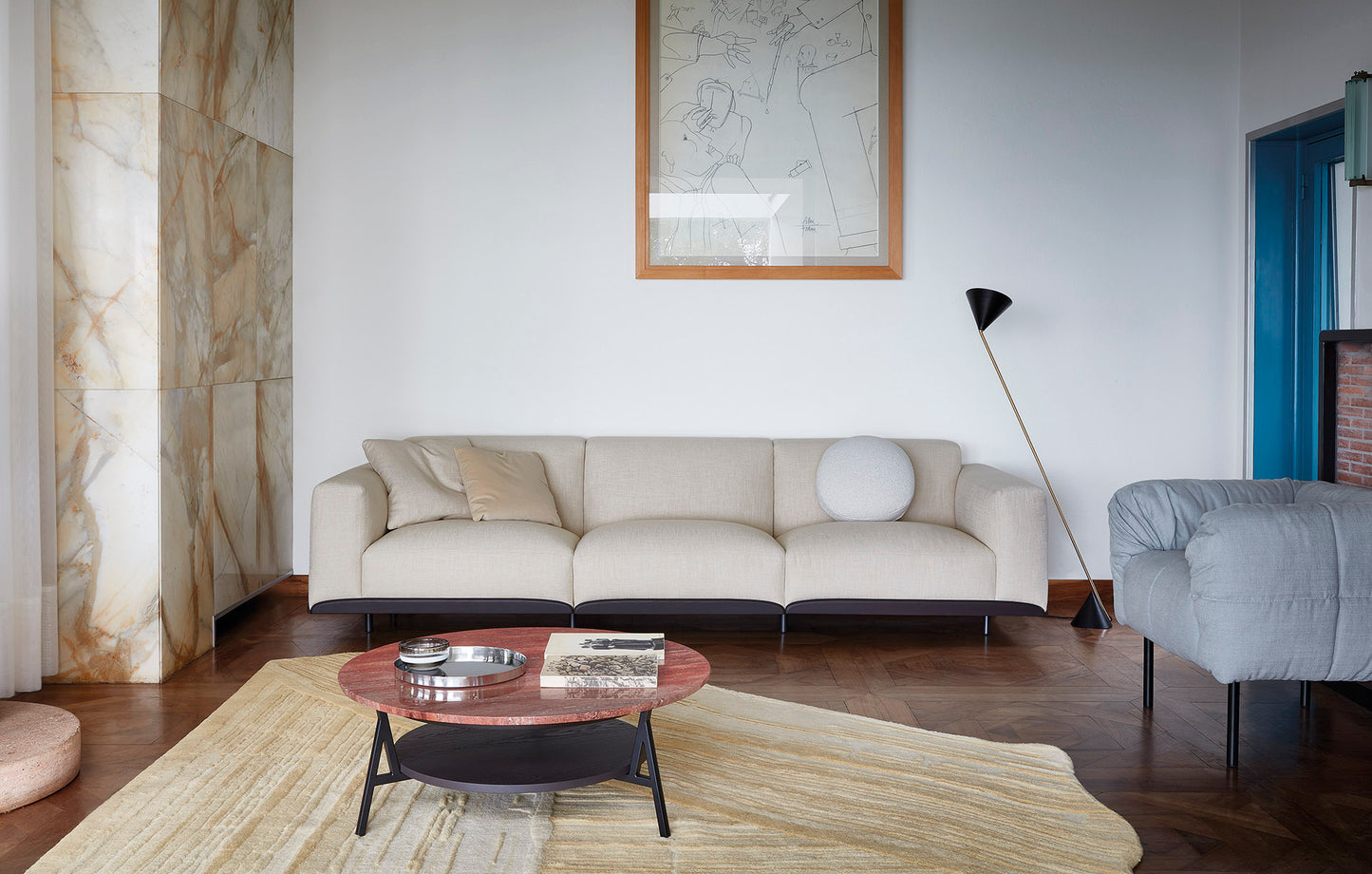 CLAUDINE L | 3 Seater Sofa