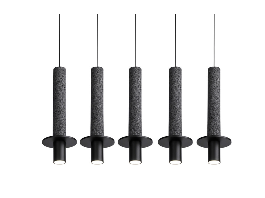 META BLACK I Linear Five Light Pendant by David Pompa $5,900
