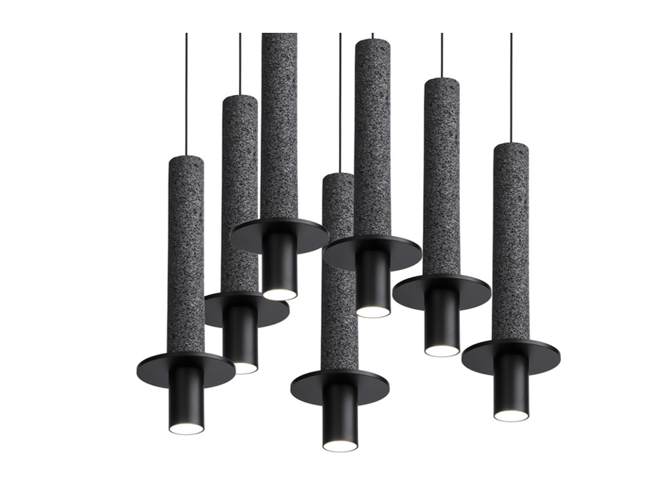 META BLACK I Seven Light Pendant by David Pompa $11,188.00