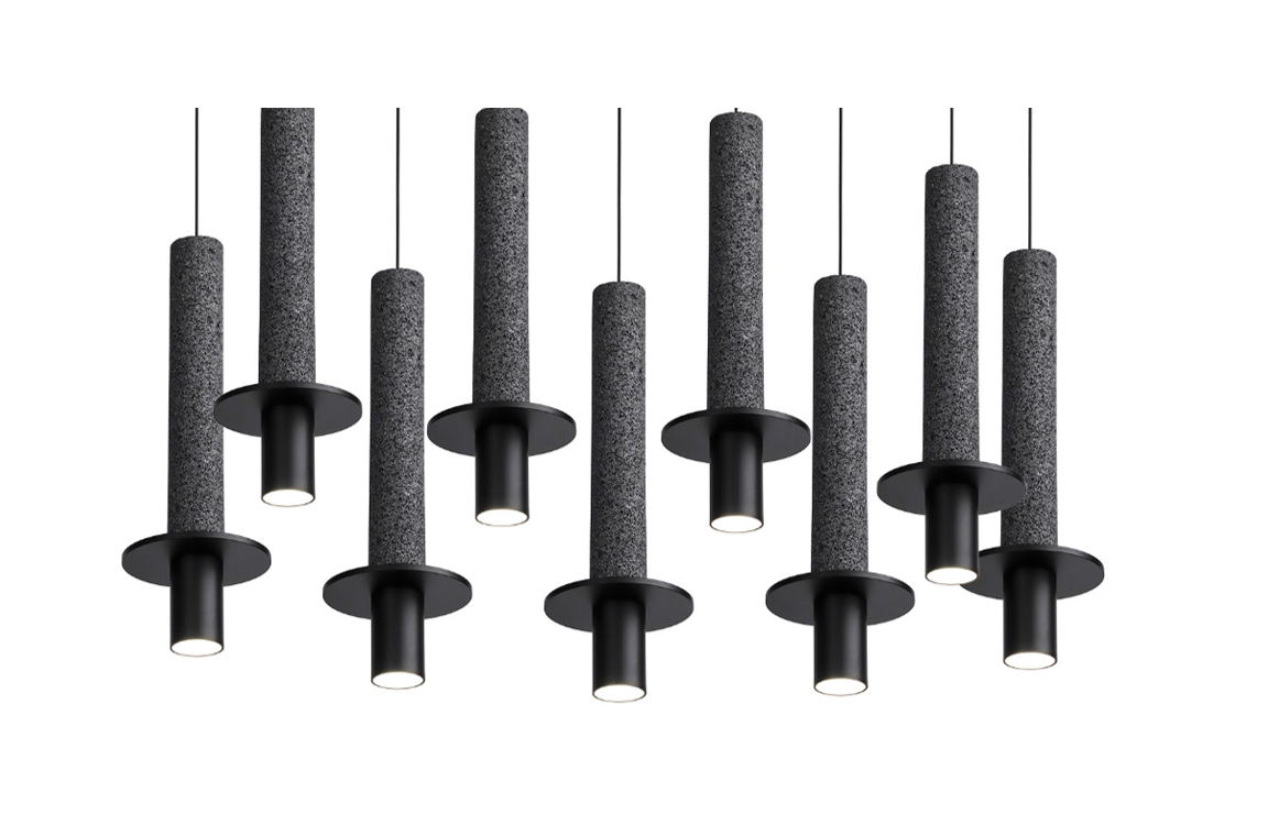 META BLACK I Nine Light Pendant by David Pompa $14,130.00