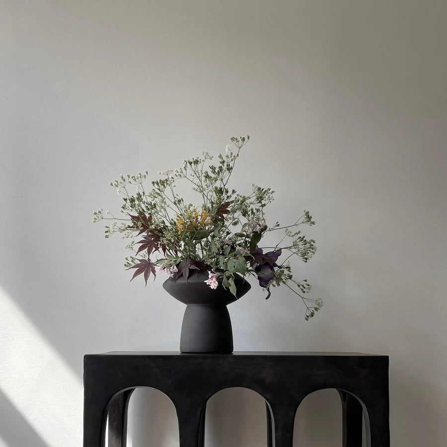Sphere Vase Fat - Coffee - $145