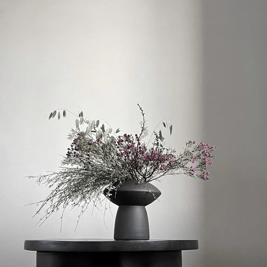 Sphere Vase Fat - Coffee - $145