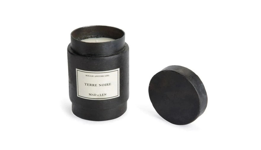SCENTED CANDLE TERRE NOIRE, BLACK WAX - $150.00