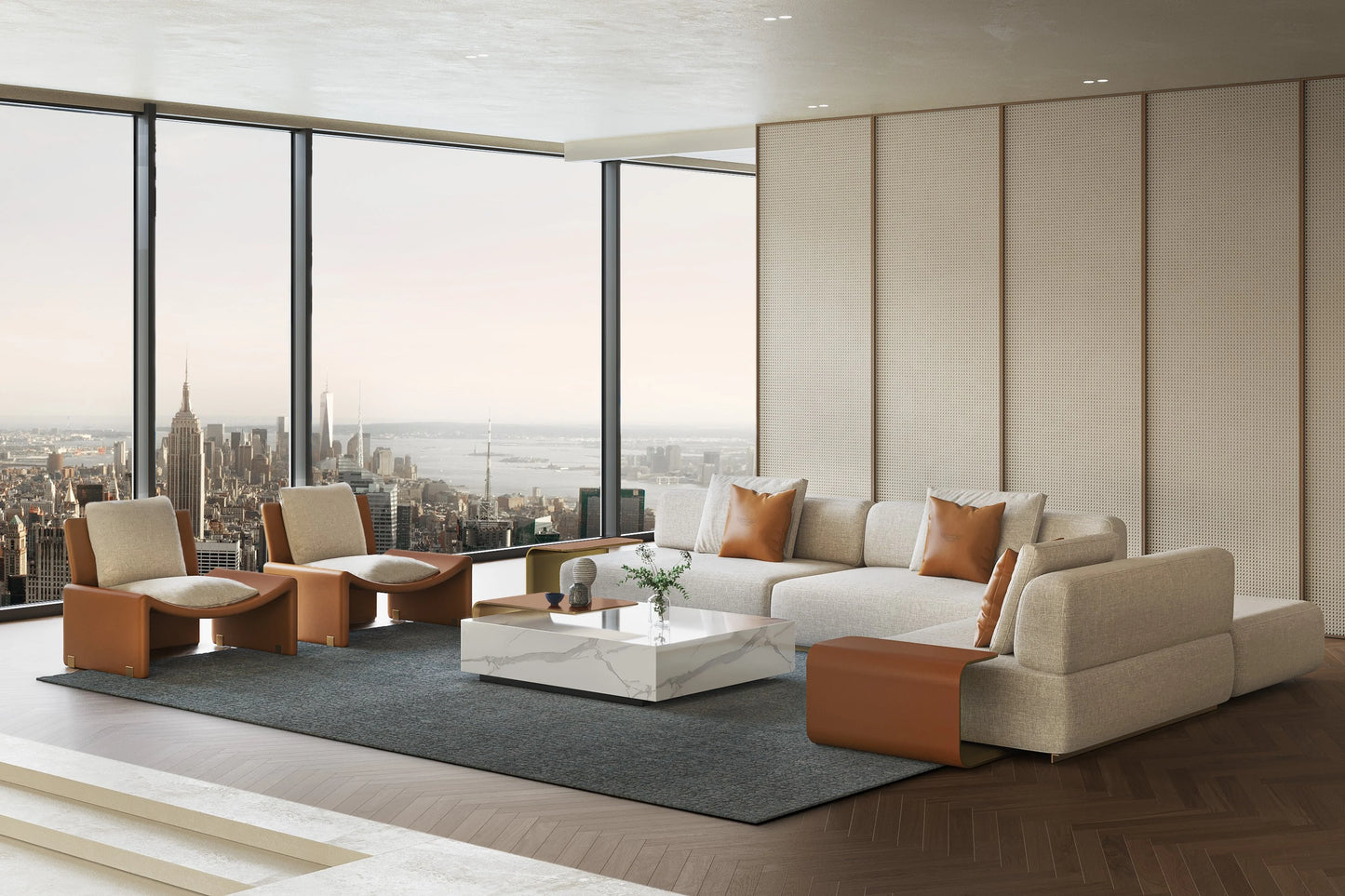 ASTON MARTIN HOME | V297 SECTIONAL SOFA | $65,650.00