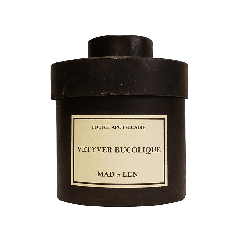 SCENTED CANDLES VETYVER BICOLIQUE, BLACK WAX - $150.00