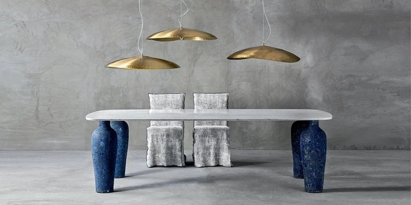 GERVASONI | LARGE BRASS SUSPENSION LAMP | $1,665.00