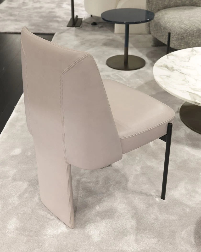 VIRGIN | Leather dining chair by MisuraEmme | $6,174.00