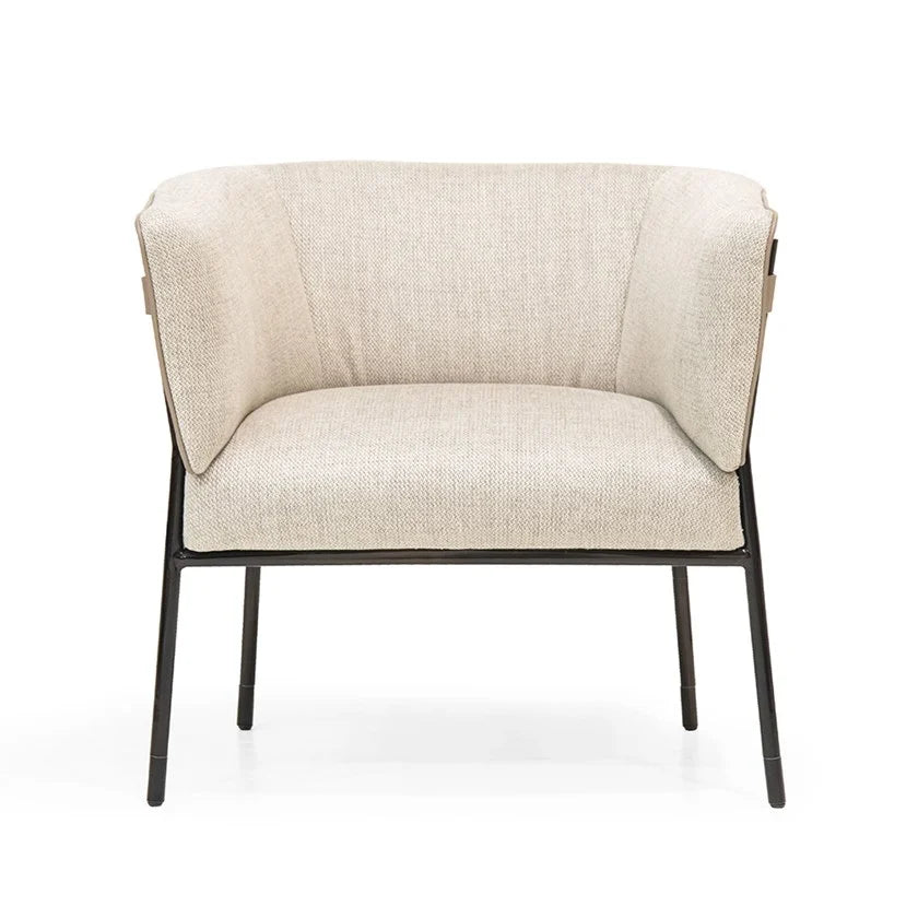 ASTON MARTIN HOME | V243 LEATHER AND FABRIC DINING CHAIR | $10,479.00