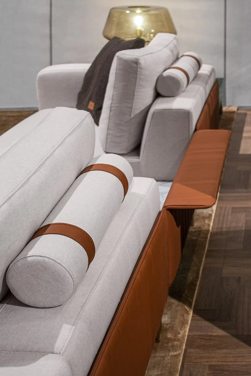 ASTON MARTIN HOME | V260/T 2 SEAT SOFA WITH CENTRAL TRAY | $38,399.00