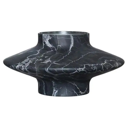 Gamma Portoro Marble Flower Vase and Candle Holder by Frederic Saulou - $1,200