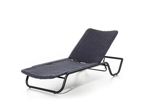 Gervasoni Ken Day Bed in Grey Matt Lacquered Aluminium Frame with Grey Rope $3,000.00