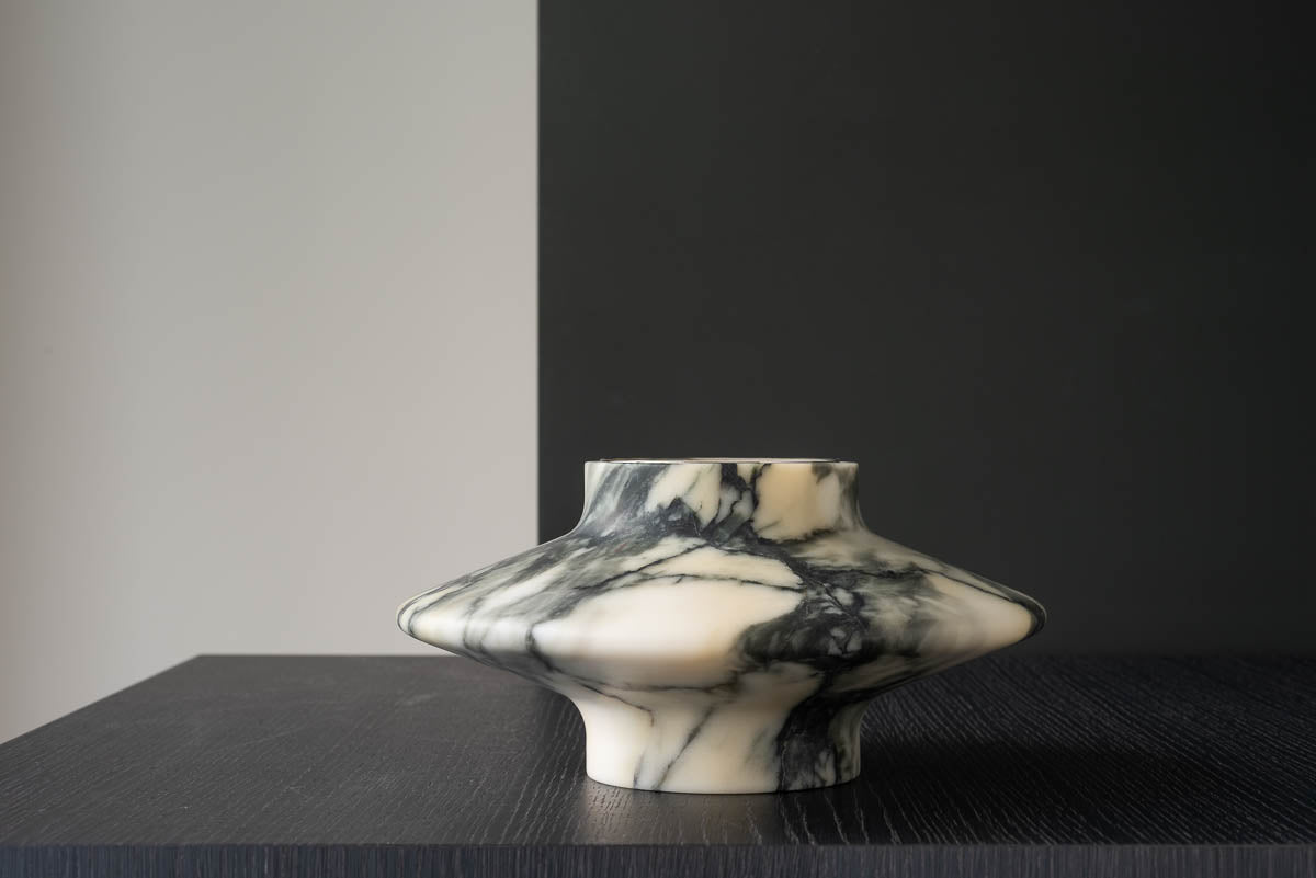 oOumm I GAMMA MARBLE CANDLE HOLDER I $2,380.00