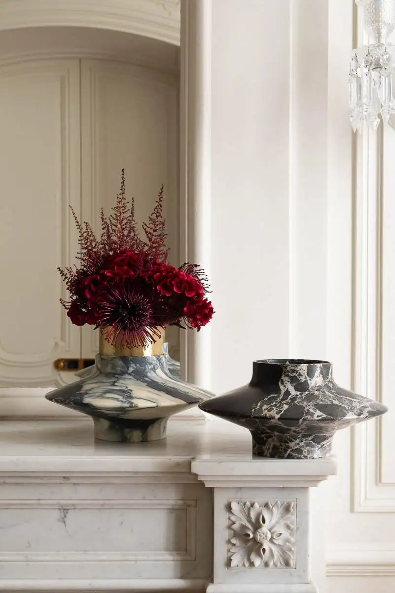 oOumm I GAMMA MARBLE CANDLE HOLDER I $2,380.00