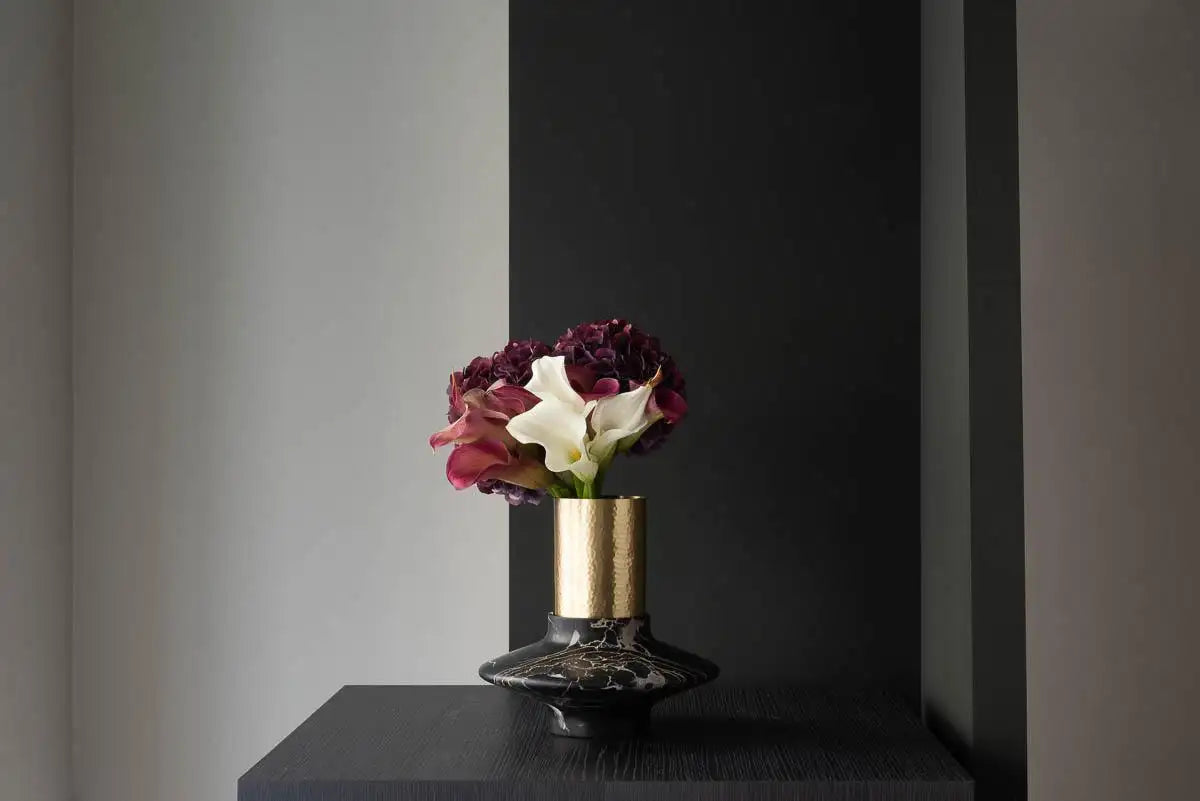 Black Gamma Candleholder by Frederic Saulou - $1,200