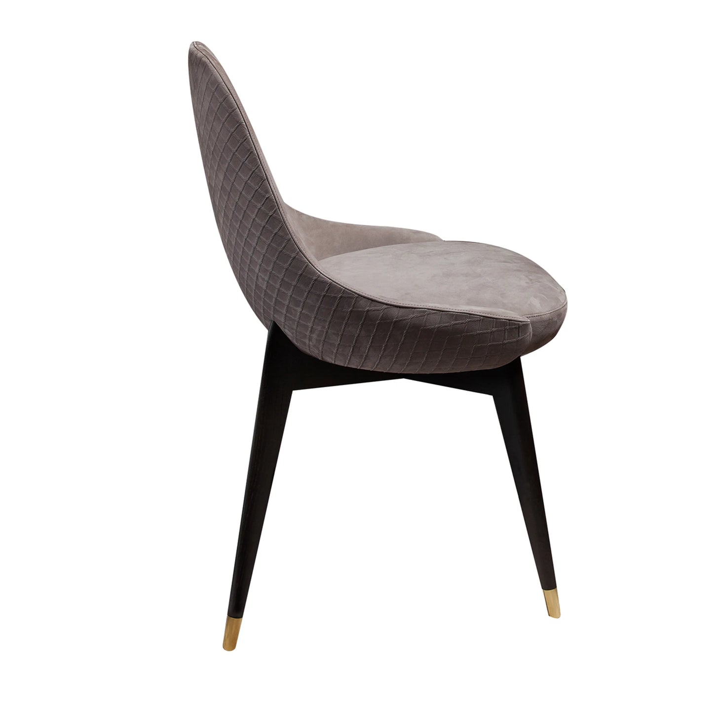 Vibieffe 4000 ROYAL GRAY LEATHER CHAIR BY GIANLUIGI LANDONI $2,780.00