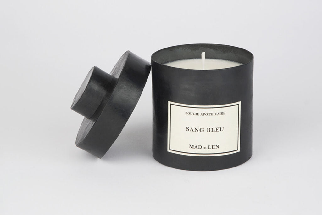 MAD ET LEN I SCENTED CANDLES SANG BLEU, BLACK WAX I $175.00