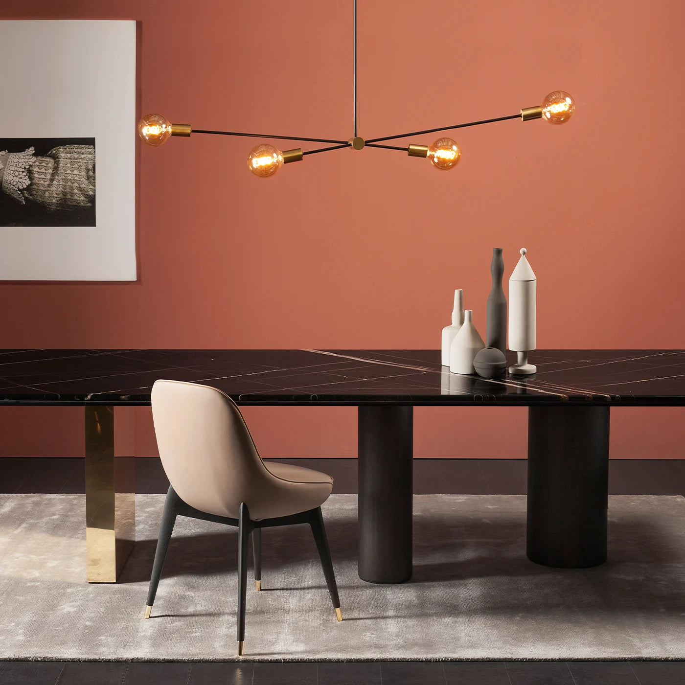 Vibieffe ROYAL 4000 DINING TABLE BY GIANLUIGI LANDONI $13,980.00