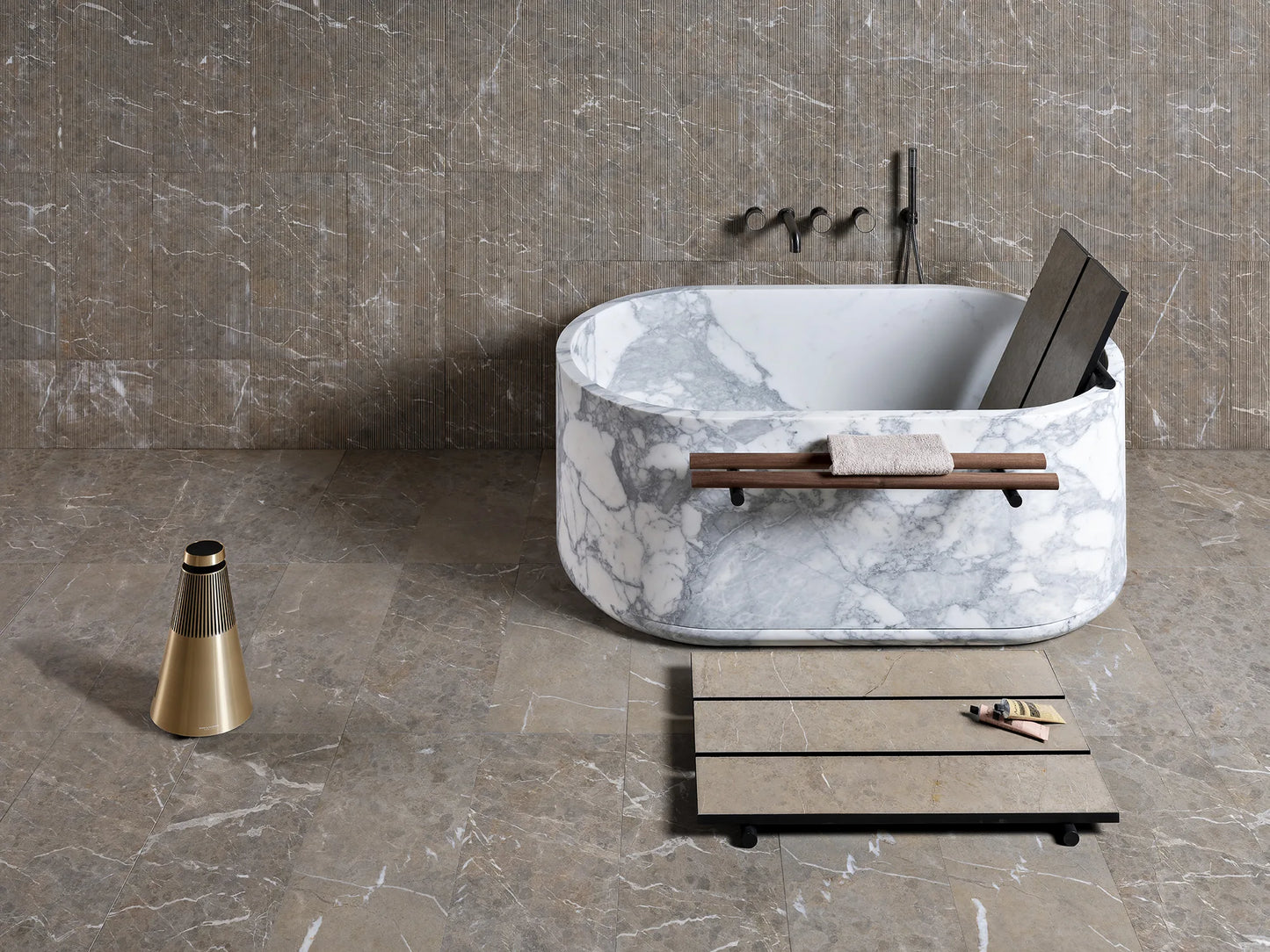 LUCE DI CARRARA | TUBE OVAL BATHTUB | $58,677.11 - $84,329.26