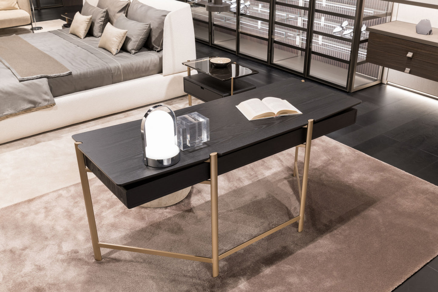 MISURAEMME | EROS WRITING DESK WITH WOOD TOP | $8,250.00