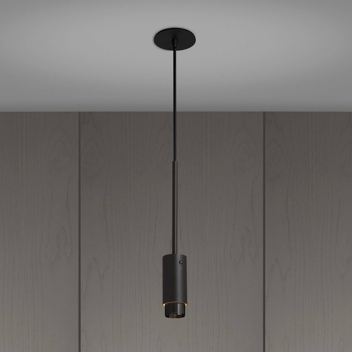 Exhaust Pendant Linear Graphite Gun Metal