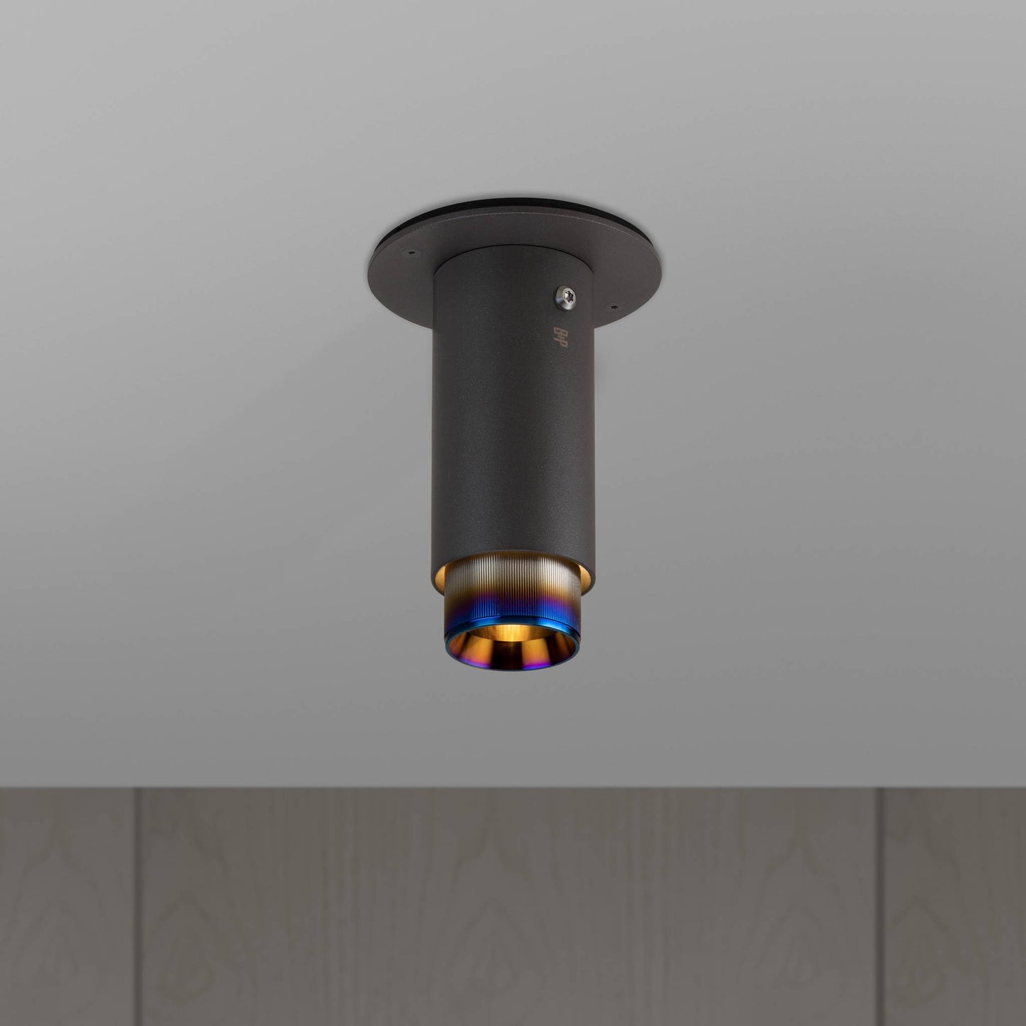 Exhaust Surface Linear Graphite Burnt Steel