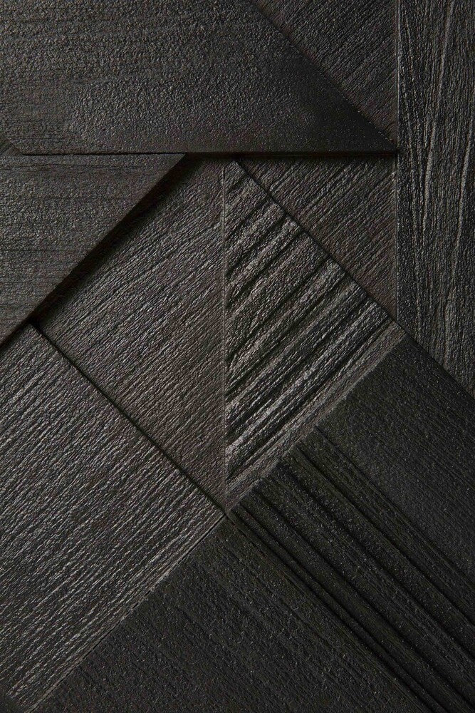 ETHNICRAFT GRAPHIC TV CUPBOARD - TEAK OFF BLACK | $3,039.00 - $4,459.00