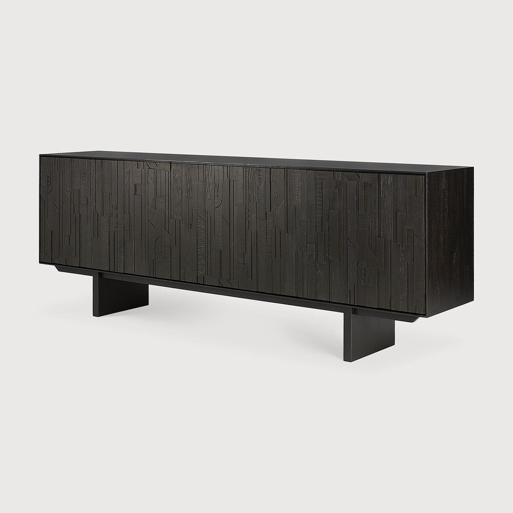 ETHNICRAFT MOSAIC SIDEBOARD - TEAK OFF BLACK | $3,449.00 - $4,549.00