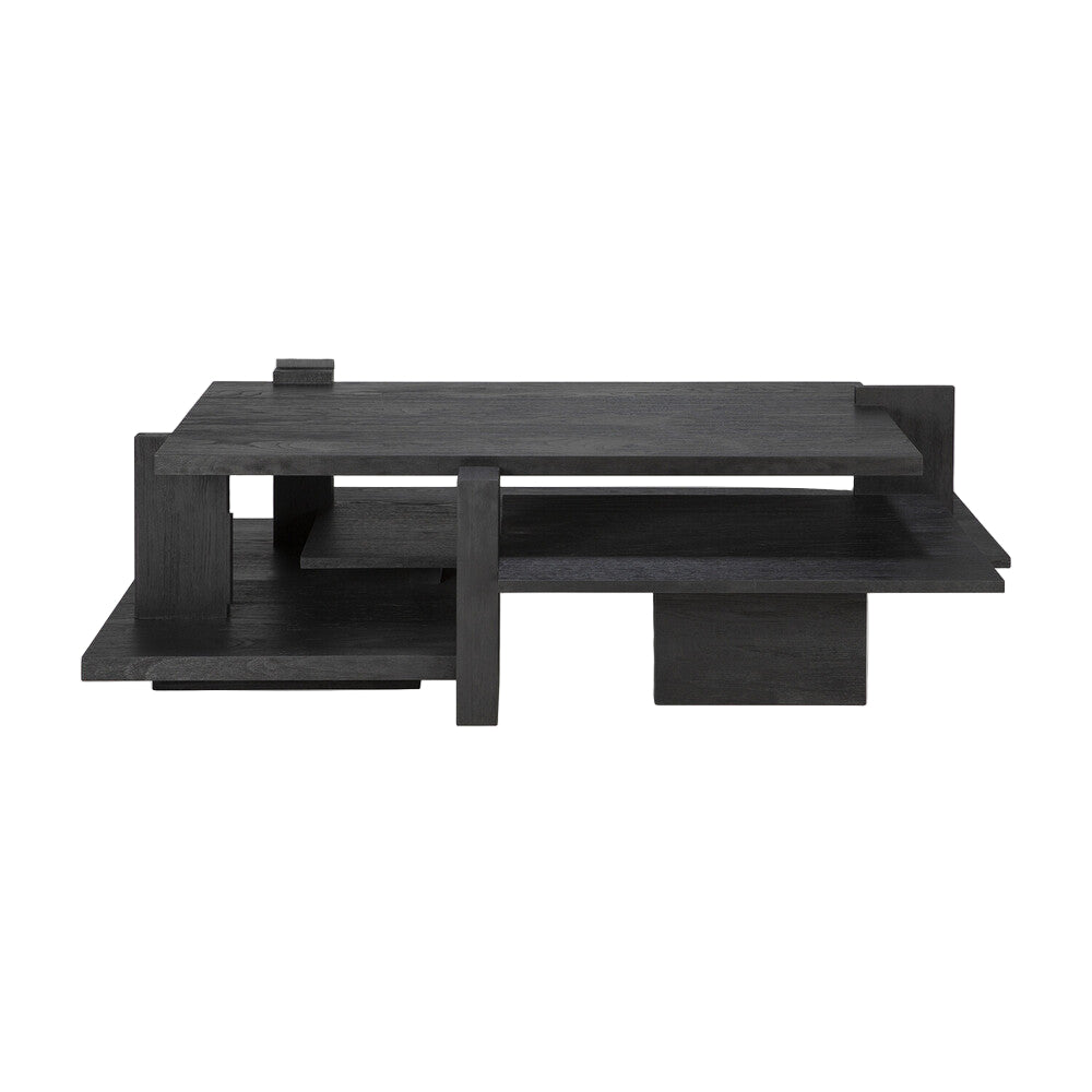 ETHNICRAFT ABSTRACT COFFEE TABLE -  TEAK BLACK | $2,519.00