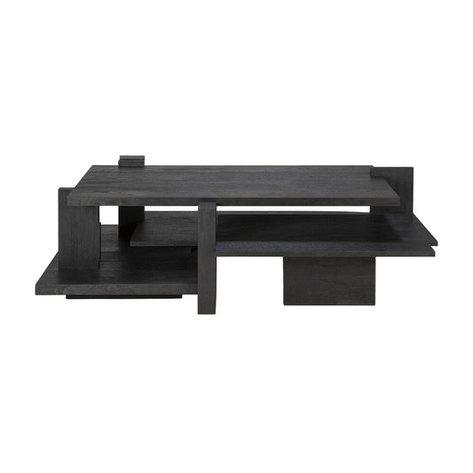 ETHNICRAFT ABSTRACT COFFEE TABLE -  TEAK BLACK | $2,519.00