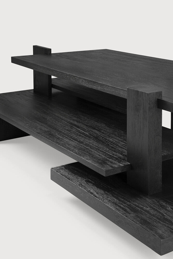 ETHNICRAFT ABSTRACT COFFEE TABLE -  TEAK BLACK | $2,519.00