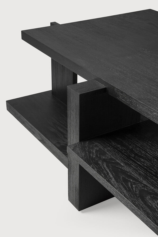 ETHNICRAFT ABSTRACT COFFEE TABLE -  TEAK BLACK | $2,519.00