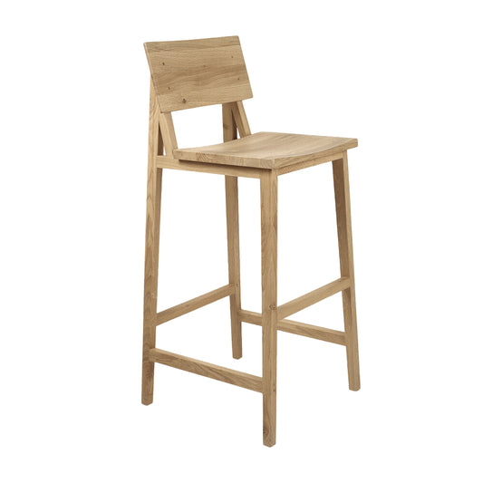 ETHNICRAFT N4 BAR STOOL - OAK | $749.00