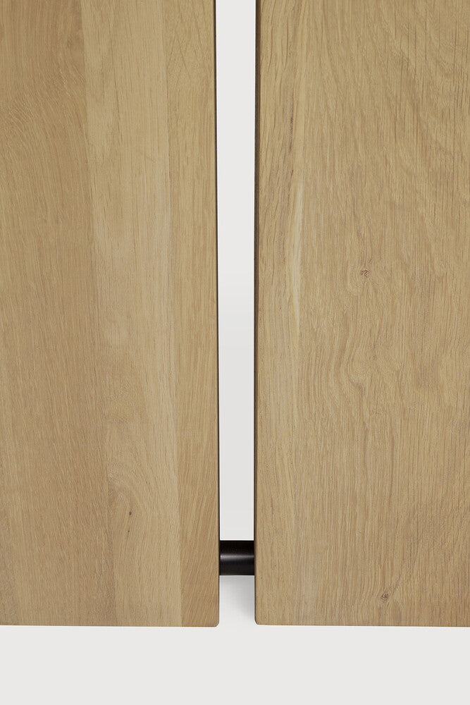 ETHNICRAFT DOUBLE EXTENDABLE DINING TABLE - OAK | $6,829.00