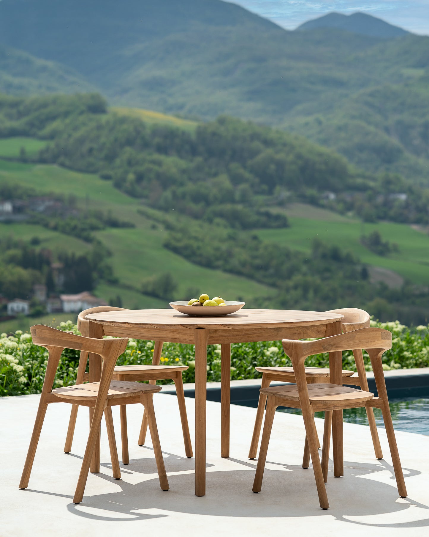 ETHNICRAFT BOK ROUND OUTDOOR DINING TABLE - TEAK | $2,309.00